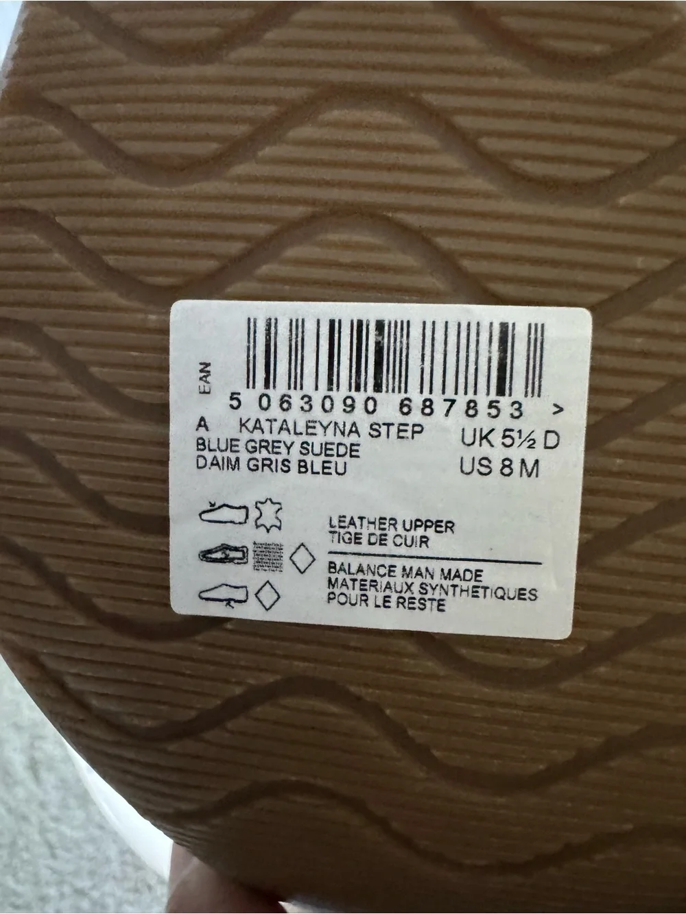 Clarks Blue Gray Suede Slingback Pointed Toe Heels. Brand New Never Worn.